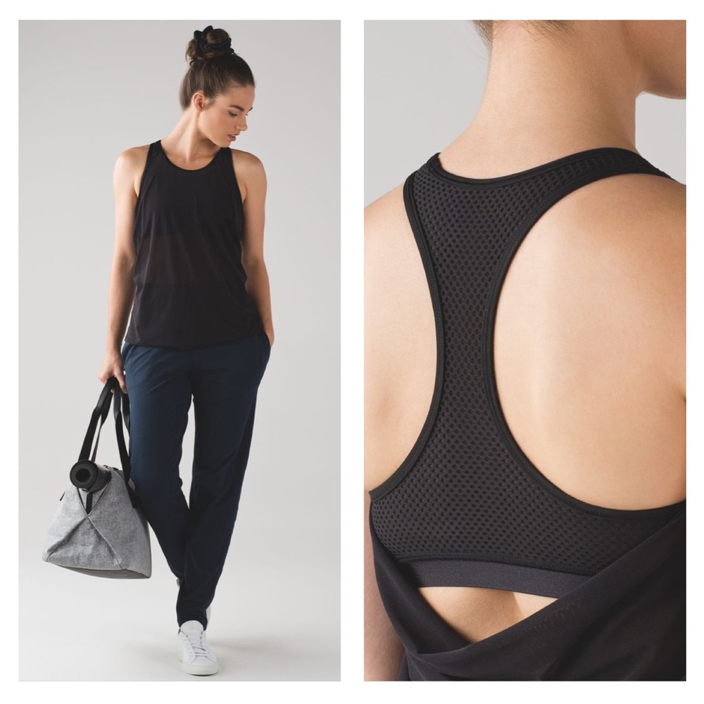 Like-New LULULEMON Black “Fit Physique” Tank - Picture 2 of 7